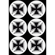 Croix de Malte noir (6 fois