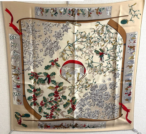Hermes neige antan - neige, carre