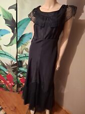  Robe 1930 En Soie Doublée 