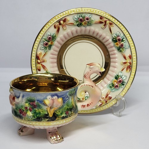 Ancienne tasse thé et - tasse, à