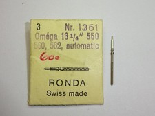 1 Omega winding stem 550 551 552 560 561 562 tige de remontoir / Ronda 1361