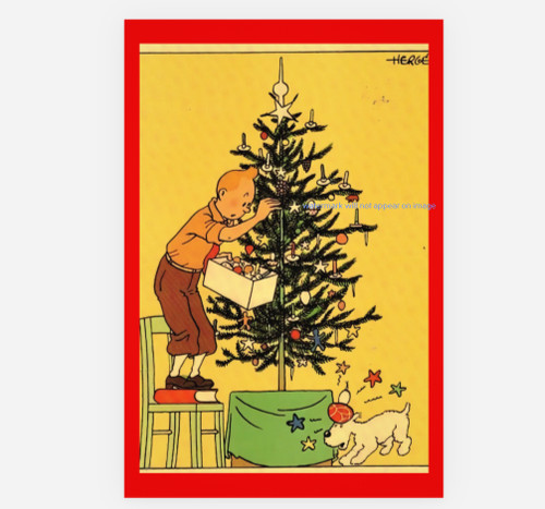 Postcard print hergé - /, /