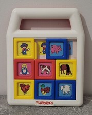 Playskool Puzzle Coulissant Années 90 Animaux De La Ferme Vintage 