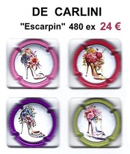 CAPSULES  de   CHAMPAGNE  DE  CARLINI "Escarpin"  480 ex