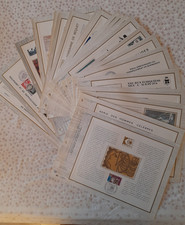 Lot Feuillets CEF 1974 année complète 36 documents type "SOIE" 