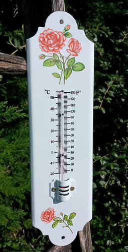 Ancien thermomètre émaillé
