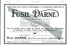 Publicité ancienne fusil Darne 1935 issue de magazine