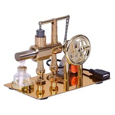 Décoration de bureau esthétique moteur à air chaud avec lampe à alcool fonct