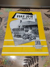 Rare brochure  PROSPECTUS GAMME TRACTEUR Fiat Diesel 25 Ch  Original De 1958