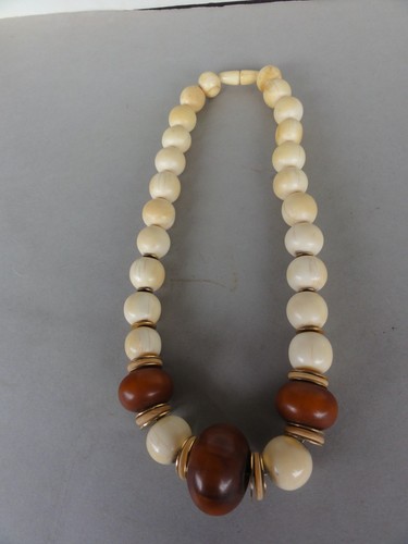 Ancien collier bakèlite - , ambre