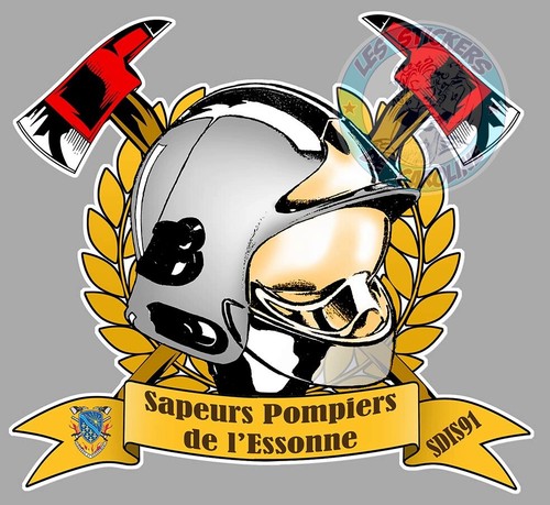 Sticker sapeurs pompiers - sticker,