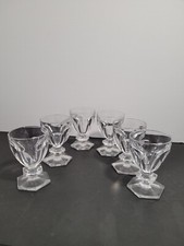 6 verres cristal signé Saint