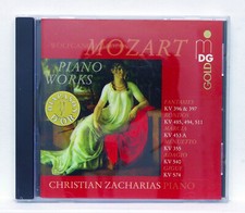 CHRISTIAN ZACHARIAS - MOZART piano works - MDG CD NM