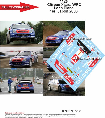 Decals ref 1125 citroen - decals, 1/43