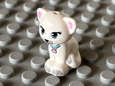 Chat LEGO FRIENDS minifig cat ref 11602pb02 / Set 41114 561411 10728 41013 ...