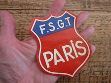 ANCIEN ECUSSON F.S.G.T PARIS