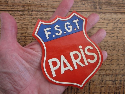 Ancien ecusson t - ancien, f.s.g.t