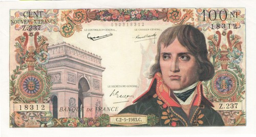 France 100 nf bonaparte - france,