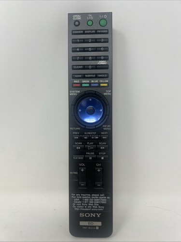 Sony rmt b101a - sony, control