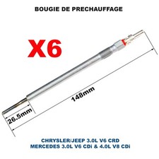 6 Bougies de préchauffage