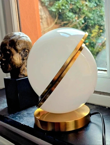 Lampe sphérique blanche - lampe,