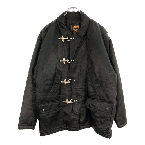 Schott fireman jacket black - schott,