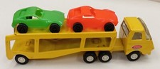 TONKA CAMION SEMI-REMORQUE TRANSPORT DE VOITURES Environ 24 cm
