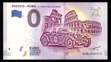 Billet Souvenir 0 Euro Italy, BRESCIA - ROME THE MOST BEAUTIFUL RACE IN THE W...