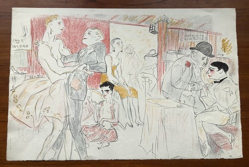 Marcel vertès lithographie - .,