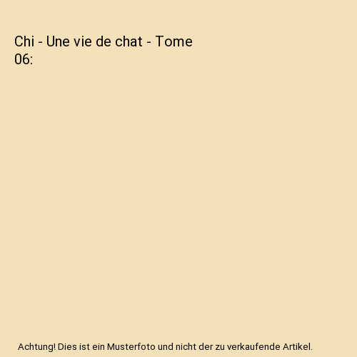 Chi une vie chat tome - chi,
