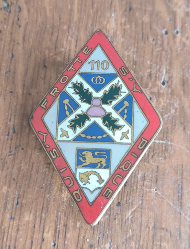 Insigne 110 régiment - ri,