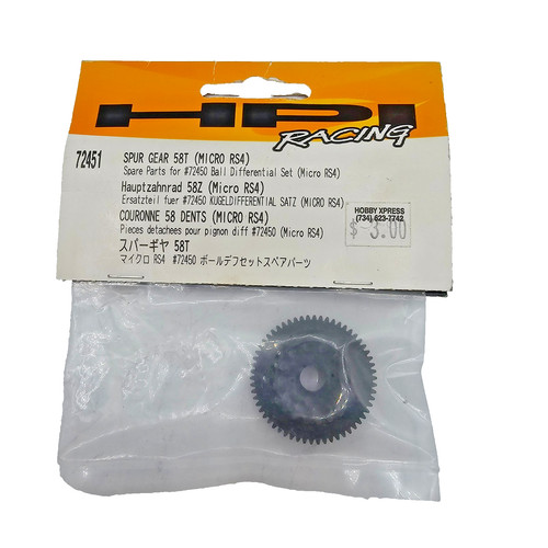 Hpi racing micro - racing, 58t