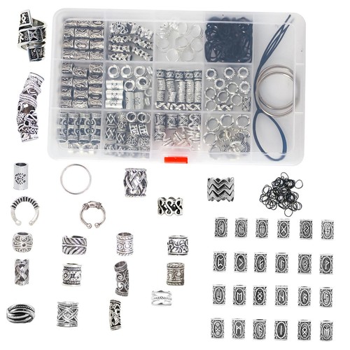 180 pièces dreadlocks perles - dreadlocks,