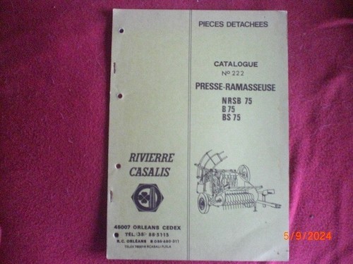 Catalogue pieces presses - catalogue,