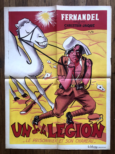 Fernandel affiche originale - affiche, un