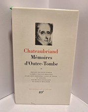 Chateaubriand mémoires - chateaubriand,