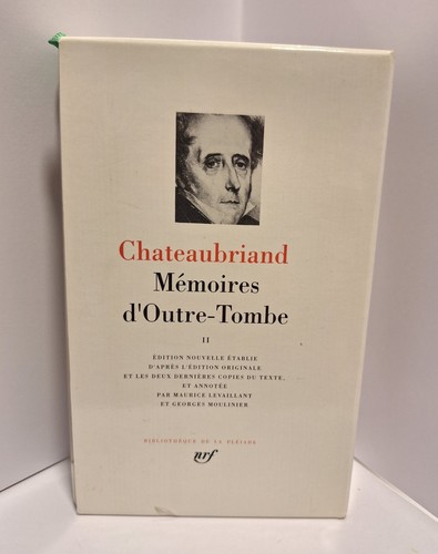 Chateaubriand mémoires - chateaubriand,
