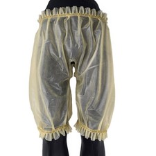 Pantalon en latex avec volants