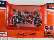 MAISTO MINIATURE MOTO GP 500 KTM RC 16  GP 2023 TEAM RED BULL N°43 MILLER  1/18°