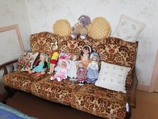 Ensemble Canapé Vintage 3 Places + 2 Fauteuils