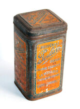 POULAIN CHOCOLAT POUDRE 500g ANCIENNE BOITE METAL PUBLICITAIRE FRANCAIS PUB 1930