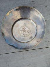 Ancienne Rare patène en ARGENT & VERMEIL poinçons XVIIIe ?