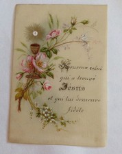 Ancienne image pieuse