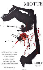 Jean Miotte, affiche lithographie & gravure Poster by Jean Miotte