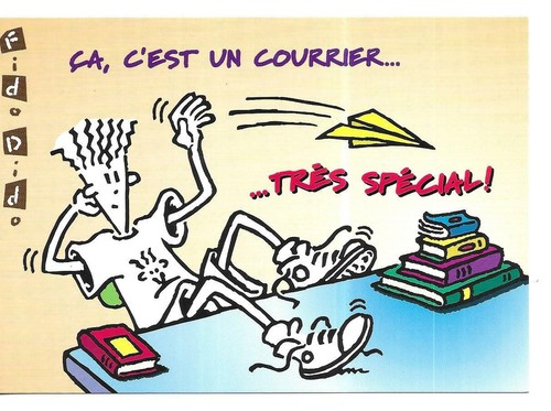 Rare carte postale - carte, fido