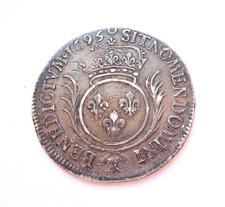 LOUIS XIV 1/2 écu aux palmes