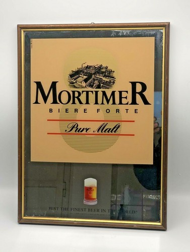 Mortimer biere 1970 miroir - mortimer,