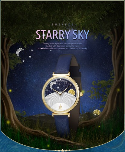 Rose gold watch - gold, women