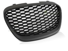 NEUF Grille de Calandre Avant SEAT Leon 09-13 Design Nid d'abeille Noirs Matt F 