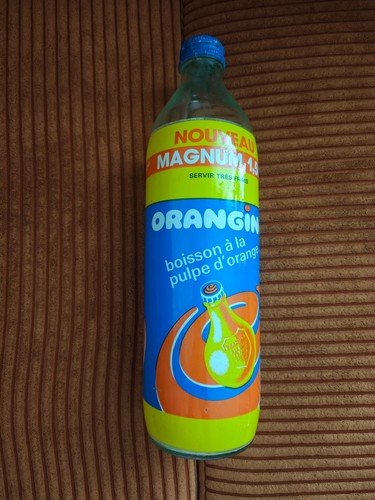 Bouteille orangina vintage - bouteille,